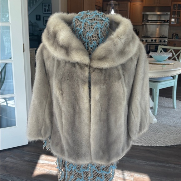 Genuine Mink Vintage Natural Blue - Picture 13 of 14